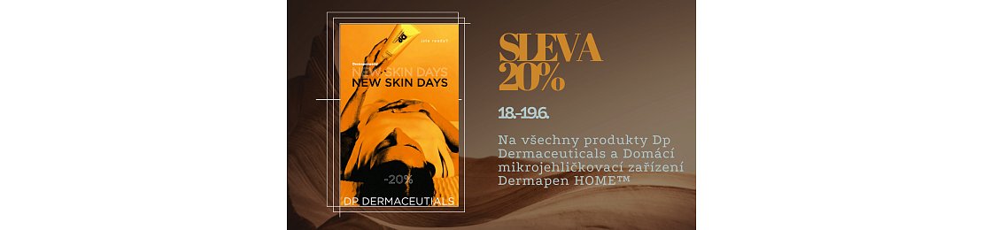 SLEVA 20% na kosmetiku Dp Dermaceuticals